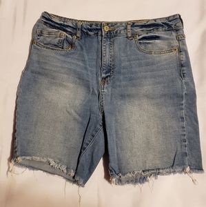 DONATING IN 1 WEEK_Faded Denim Shorts [Forever 21]